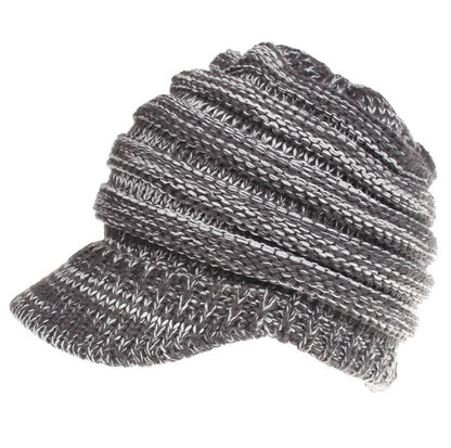Women’s Ponytail Beanie Winter Knitted Warm Hat, Aurielle Collection