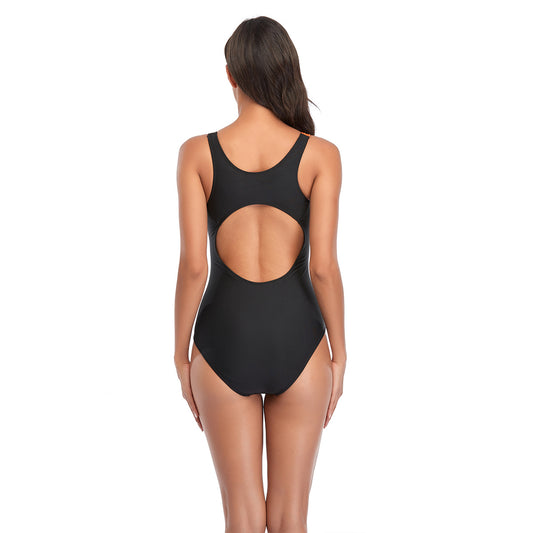 Women’s Athletic Color Block One Piece Swimsuit, Aurielle Collection