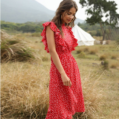 Women’s Summer Chiffon Maxi Long Dress Elegant Style, Aurielle Collection