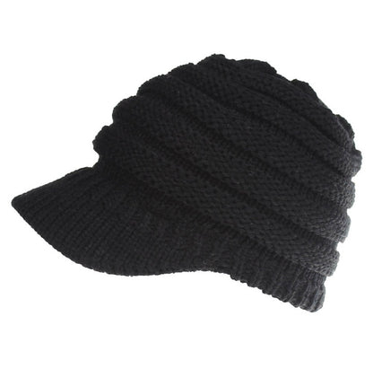Women’s Ponytail Beanie Winter Knitted Warm Hat, Aurielle Collection