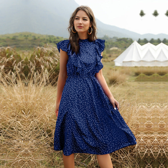 Women’s Summer Chiffon Maxi Long Dress Elegant Style, Aurielle Collection