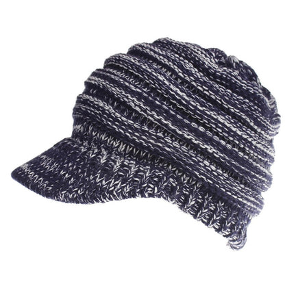 Women’s Ponytail Beanie Winter Knitted Warm Hat, Aurielle Collection
