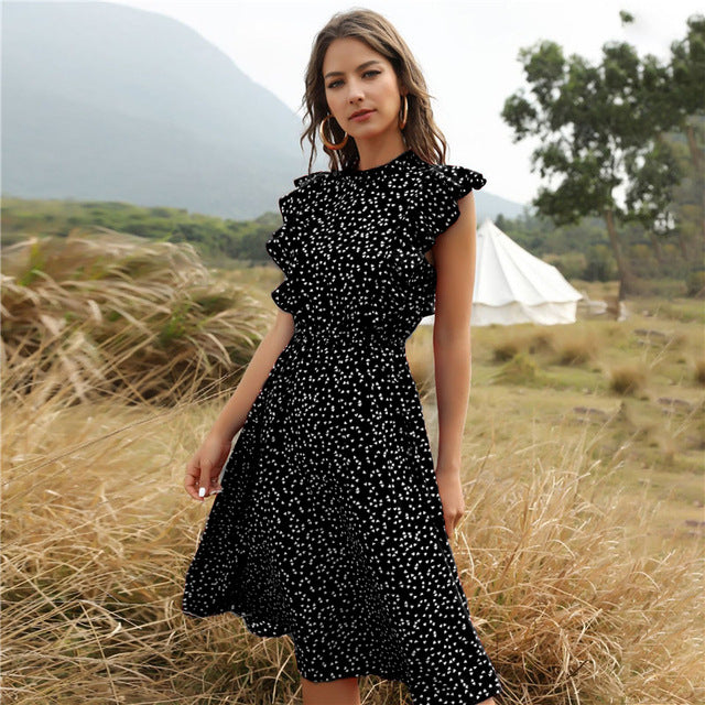 Women’s Summer Chiffon Maxi Long Dress Elegant Style, Aurielle Collection