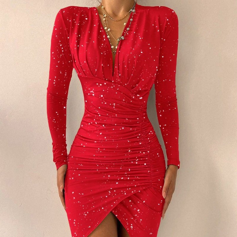 New Printed Slim Fit Dresses for Women Fashion, Aurielle Collection