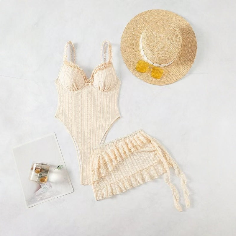 Women’s Skirt and Jumpsuit Swimwear Set, Aurielle Collection