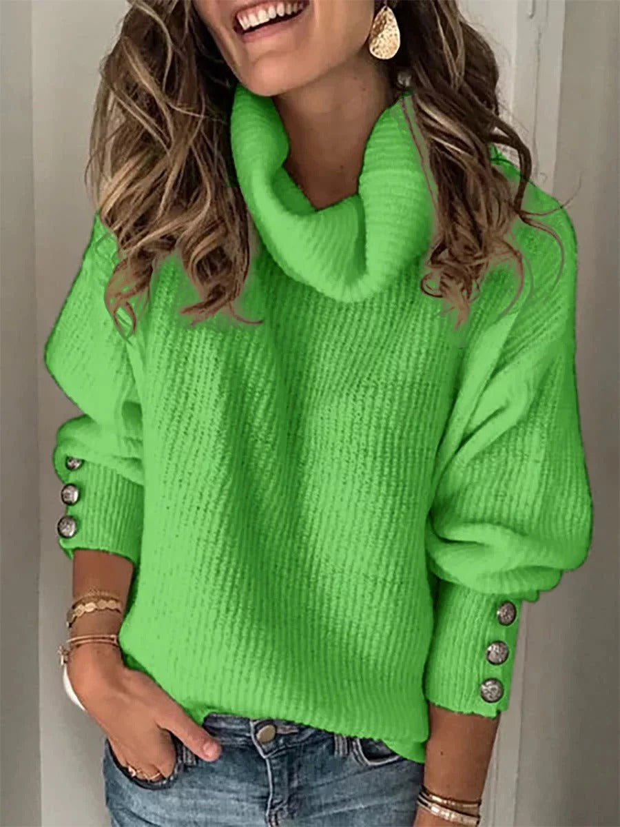 Ladies Turtleneck Sweater Tops for Women, Aurielle Collection